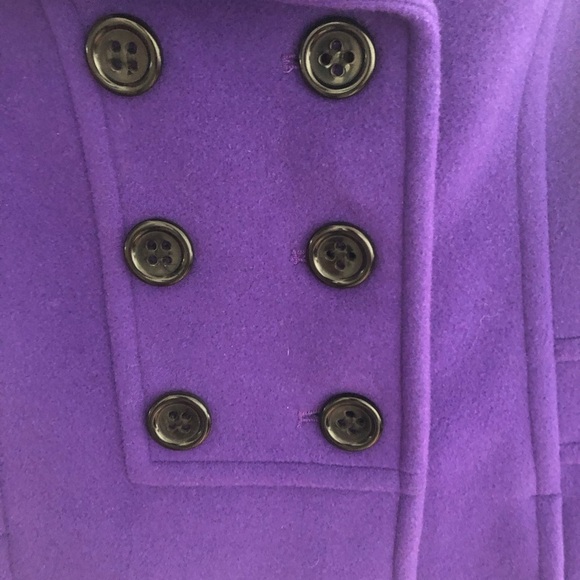 Wool Cashmere Double Breasted Size Medium Pea Coat - Picture 11 of 16